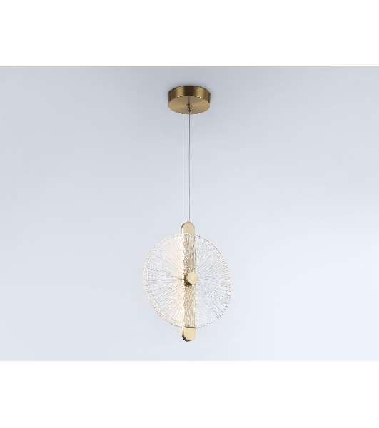 Светильник Ambrella light LH31147 BS/CL латунь/прозрачный 13W 3000K 280*60*350