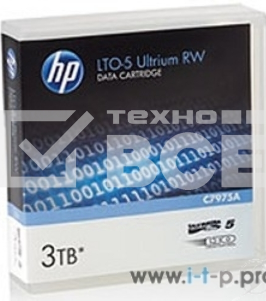 Картридж Hewlett-Packard LTO5 Ultrium 3TB Read/Write Data (C7975A)