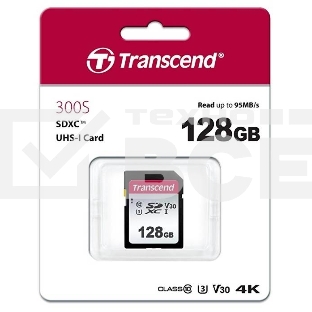 Флеш карта SD 128GB Transcend SDХC UHS-I U3
