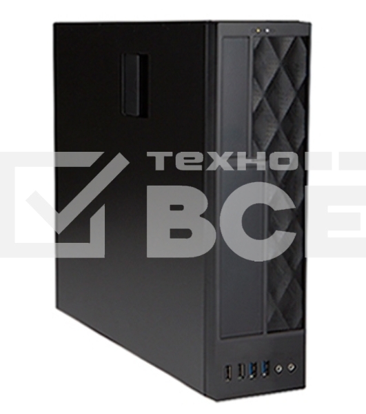 Компьютерный корпус Slim Case InWin CE052S Black 300W 2*USB3.0+2*USB2.0+AirDuct+Fan+Audio mATX