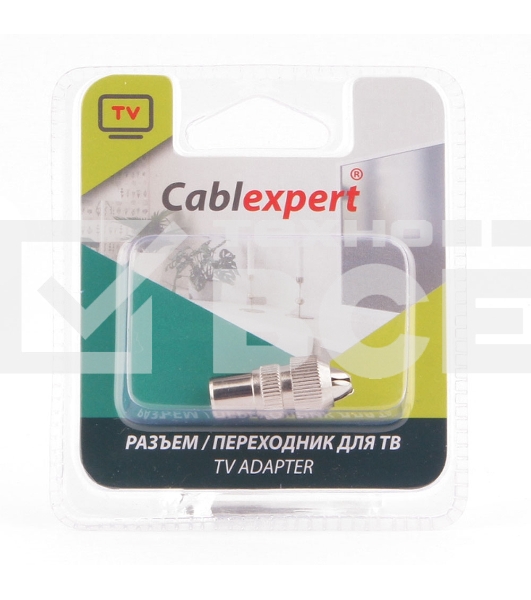 Разъем Cablexpert TVPL-03, TV (папа), блистер