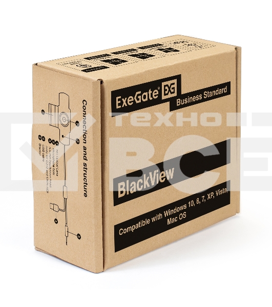 Веб-камера ExeGate EX287387RUS BlackView C615 FullHD (матрица 1/3