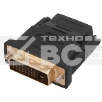 Переходник Rexant (17-6811) ПЕРЕХОДНИК шт.DVI - гн.HDMI GOLD, фото 1