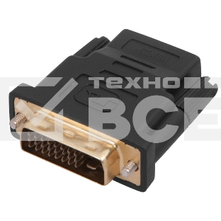 Переходник Rexant (17-6811) ПЕРЕХОДНИК шт.DVI - гн.HDMI GOLD