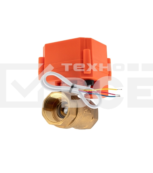 Кран шаровый с электроприводом 1 дюйм Nautilus КЭ-25 Rexant