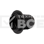 Патрон пластиковый термостойкий подвесной с кольцом Е27, черный Rexant, фото 1
