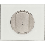 Лицевая панель для выключателя с индикацией титан, фото9