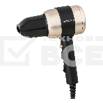 Фен Starwind SHD 7072 1800Вт черный/золотистый, фото 1