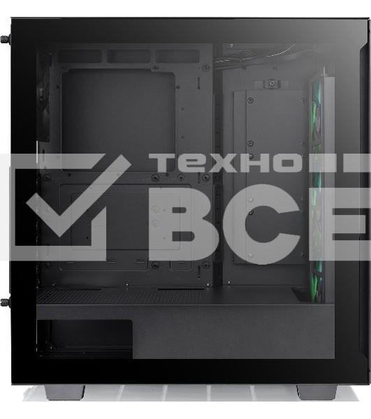 Компьютерный корпус Thermaltake V350 TG ARGB AIR черный без БП ATX 2x120mm 2x140mm 2xUSB2.0 1xUSB3.0 audio bott PSU