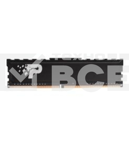 Оперативная память Patriot Signature Premium, DDR4, 16GB (1x16 GB), 2666 MHz, CL19, радиатор, чёрный