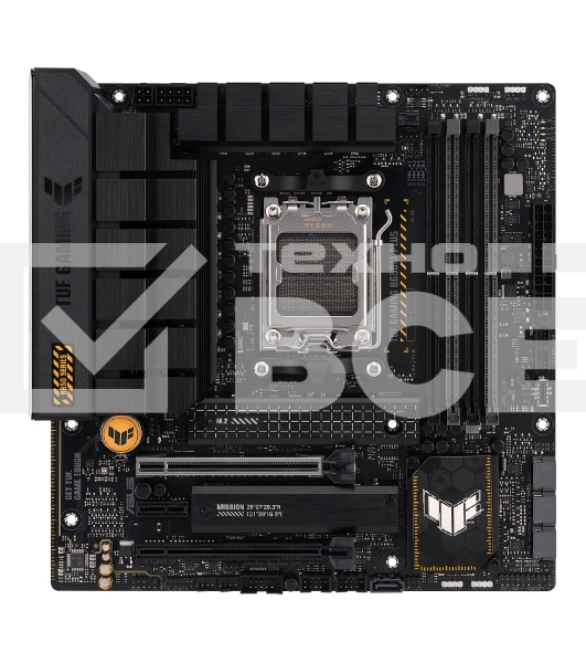 Материнская плата ASUS TUF GAMING B650M-PLUS, AM5, AMD B650, 4xDDR5, 4xSATA, 2xM.2, 1xPCIe 4.0 x16, 1xPCIe 4.0 x4, 1xDP, 1xHDMI, 1x 2.5Gb LAN, 4xUSB-A 3.2 Gen 2, 1xUSB-A 3.2 Gen 1, 1xUSB-C 3.2 Gen 2x2, 5x3.5 мм, 7.1, mATX