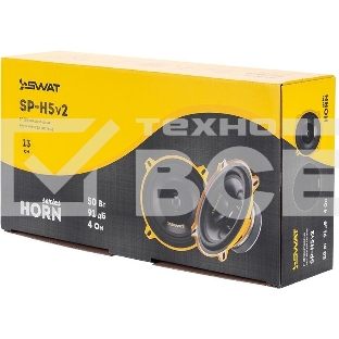 Колонки автомобильные Swat SP-H5v2 220Вт 91дБ 4Ом 13см (5дюйм) (ком.:2кол.) широкополосные однополосные