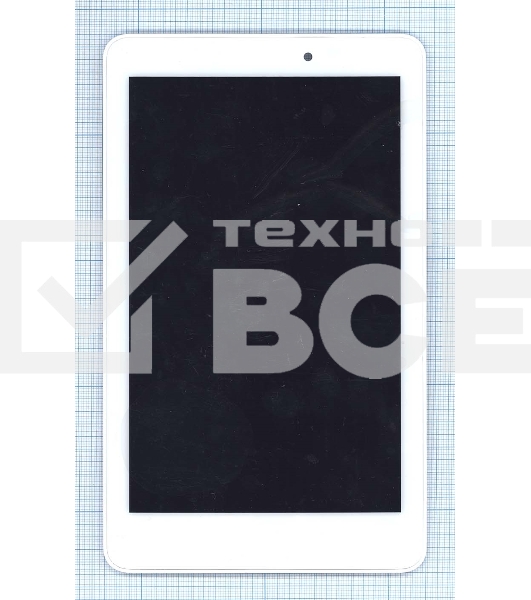 Модуль (матрица + тачскрин) для Acer Iconia Tab A1-850 белый с рамкой