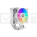 Кулер PCCooler R400 ARGB белый 92мм алюминий+медь 2200rpm 30db 4-pin 180W 133мм, фото9