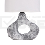 Светильник декоративный настольный Форте, основание кольцо под черный мрамор, белый абажур, цоколь Е27, 60Вт, фото5