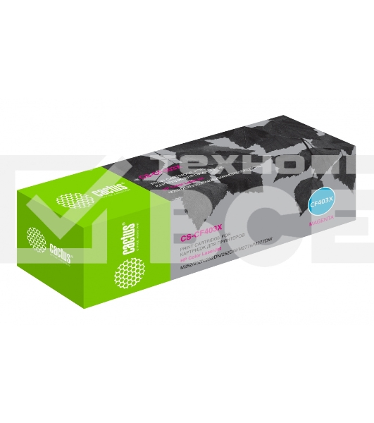 Картридж лазерный Cactus CS-CF403X пурпурный (2300 стр.) для HP CLJ M252/252N/252DN/252DW/M277n/M277DW