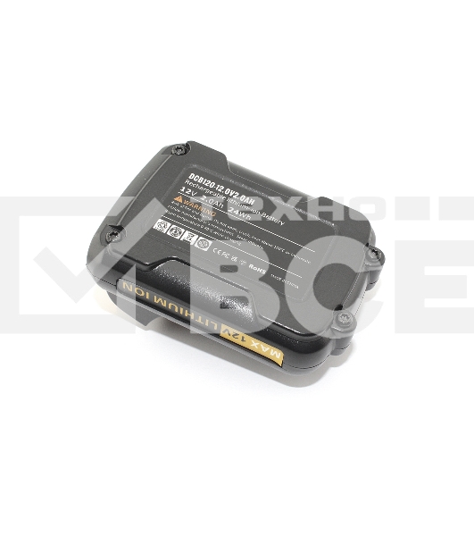 Аккумулятор для DeWalt (p/n: DC9071, DE9037, DE9071, DE9074, DE9075) 2.0Ah 12V (Li-ion)