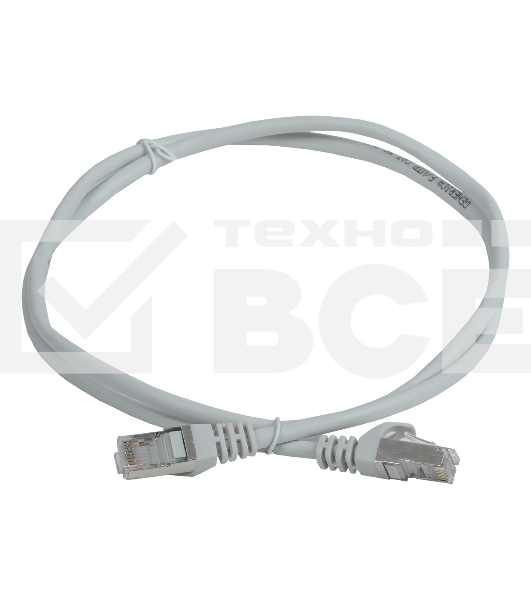 Патч-корд ITK PC01-C5EF-05M-G FTP RJ-45 вил.-вилка RJ-45 кат.5E 0.5м серый ПВХ (уп.:1шт)