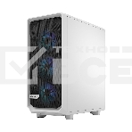 Корпус ПК без блока питания Fractal Design Meshify 2 Compact RGB TG Light Tint, Midi-Tower, 4x120mm RGB, 2xUSB-A 3.2 + 1xUSB 3.2 Type-C ATX, mATX, mITX White, фото4