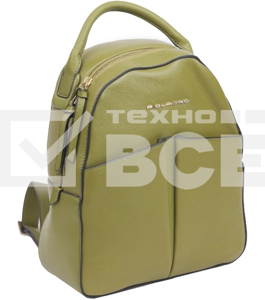 Рюкзак женский Piquadro Ashley CA6454W134/VE оливковый/бежевый кожа