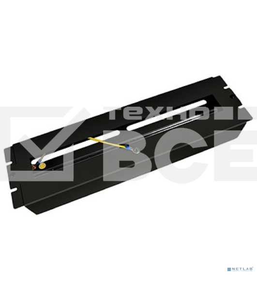 Корпус с DIN-рейкой Cabeus PS-3U-BK на 22 места, 19 дюймов, 3 юнита, цвет черный (RAL 9004)