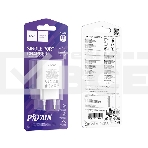 Зарядное устройство Hoco 20Вт, QC3.0/PD, Type-C, C143A, белый, блистер, фото 1