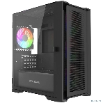 Powercase Alisio Micro X4B V2 LE, Tempered Glass, 4х 120mm ARGB PWM fans, чёрный, mATX без встроенного хаба (CAMCXB-A4-LE), фото4