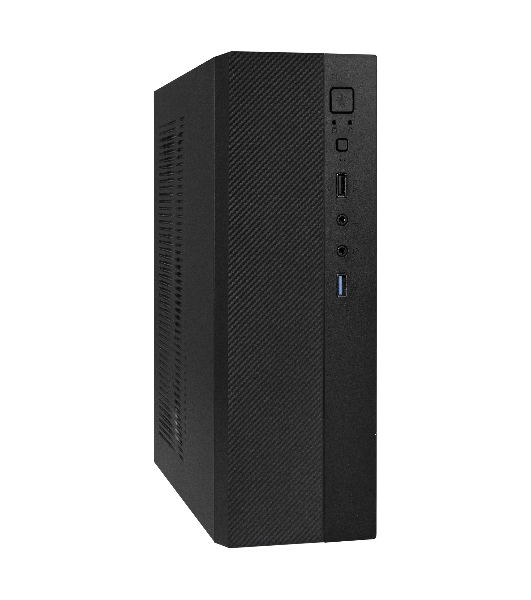 Компьютерный корпус Desktop ExeGate MI-301U-250 (mATX/mini-ITX, 1U-F250S 4см, 1хUSB+1хUSB 3.0, аудио, черный)