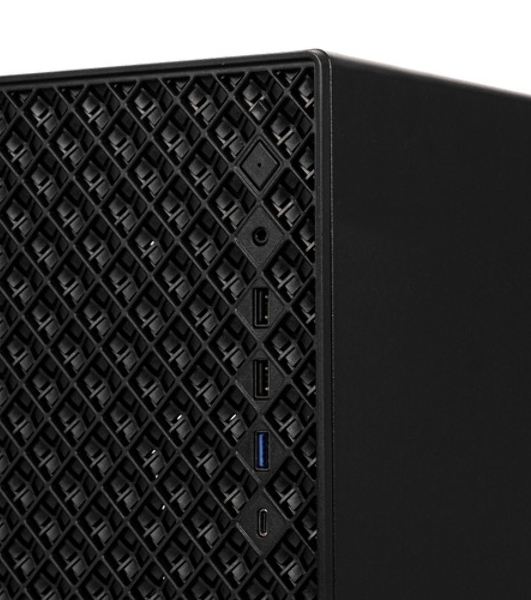 Компьютер IRU Tactio 520B6SB MT Ryzen 5 8500G (3.5) 32Gb SSD 512Gb RGr FreeDOS 2.5Gigabit 450W черный (RUS) (2116626)