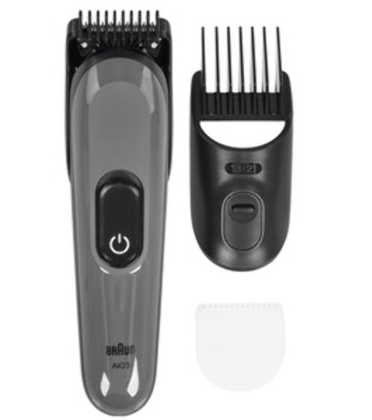 Триммер Braun AIO3500 серый (насадок в компл:3шт)
