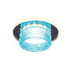 Светильник Ambrella light TN351 CH/BL хром/голубой GU5.3+3W (LED COLD) D95*45, фото7