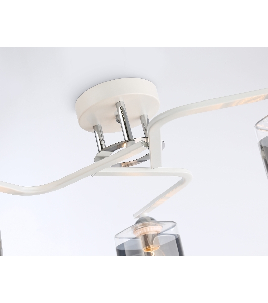Светильник Ambrella light TR303217/3 WH/CH/SM белый/хром/дымчатый E27*3 max 60W D540*250