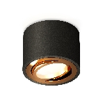 Светильник Ambrella Light XS7511004 SBK/PYG черный песок/золото желтое полированное MR16 GU5.3 (C7511, N7004), фото4