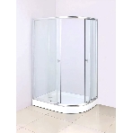 Душевой уголок BAU Dream Hit с поддоном 120x80х195, прозрачное закаленное стекло, хромированный проф, фото7