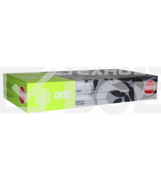 Картридж лазерный Cactus CS-TK475 черный (15000 стр.) для Kyocera FS-6025/B/6030
