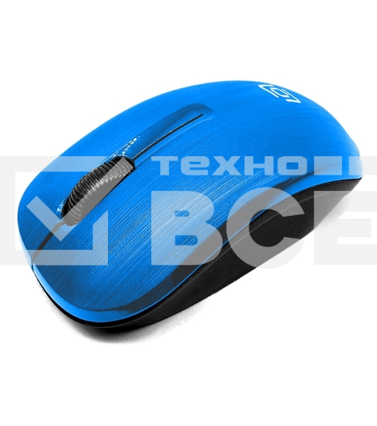 Мышь беспроводная Oklick 525MW голубой, 1000 dpi, радиоканал, USB, кнопки - 3