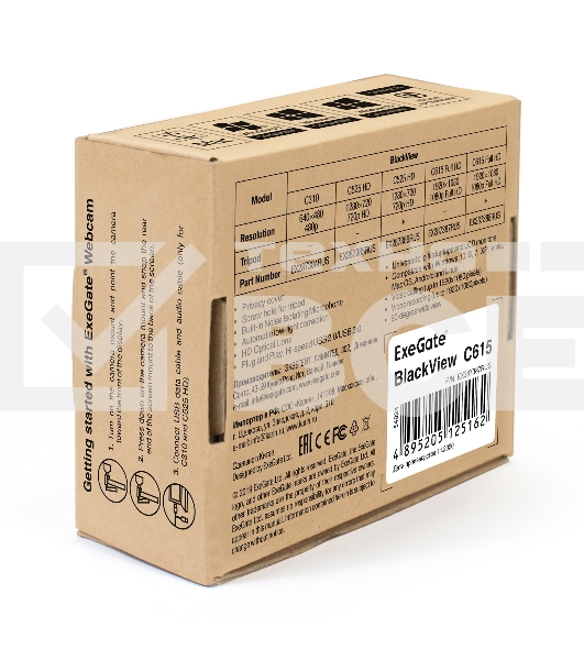 Веб-камера ExeGate EX287387RUS BlackView C615 FullHD (матрица 1/3