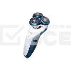 Бритва Centek CT-2163 (серебр) ротор, +ВЛАЖНОЕ БРИТЬЁ, 3 плав.головки, 2-йные лезвия, до 40 мин. раб, фото6