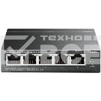Коммутатор TP-Link 5-Port Gigabit Unmanaged Switch with 4-Port PoE+, metal case, desktop mount, PoE budget 40W., фото11