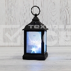 Декоративный фонарь NEON-NIGHT 11х11х22,5 см, черный корпус, цвет свечения RGB с эффектом мерцания NEON-NIGHT, фото 1