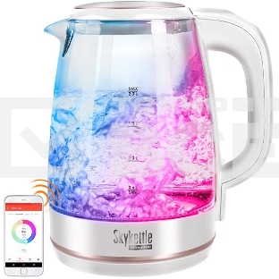 Чайник электрический Redmond RK-G203S 1.7л. 2200Вт белый (корпус: пластик)