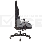 Кресло игровое Knight N1 Fabric черный Light-20, с подголов. крестовина металл, фото11