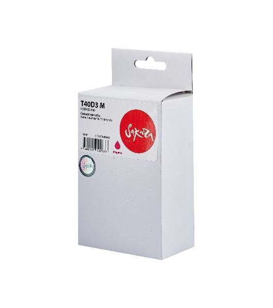 Картридж струйный Sakura C13T40D340 (T40D3 M) для Epson, пурпурный, 56 мл.
