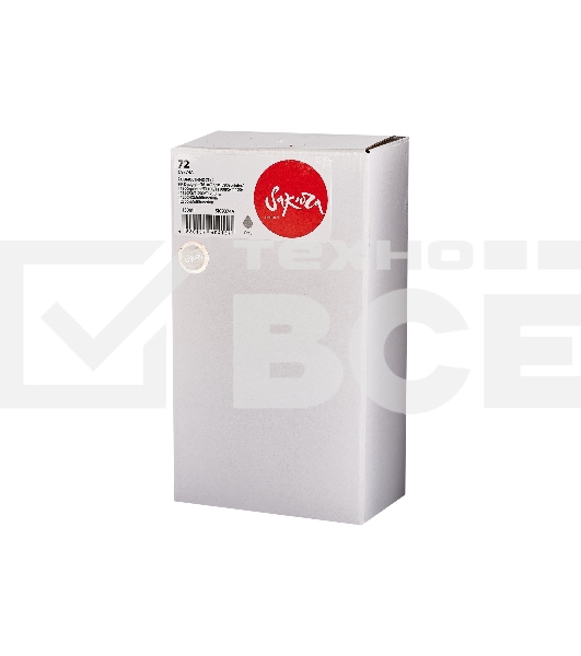 Струйный картридж Sakura C9374A (№72 Grey) для HP, серый, 130 мл.