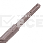 Бур по бетону, двойная спираль, Cobalt W-tip, 16x310 мм, SDS PLUS Denzel, фото5