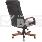 Кресло руководителя Бюрократ T-9928WALNUT/ECO черный, эко.кожа, крестовина металл/дерево, фото12