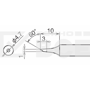 Жало для паяльника Goot RX-80HRT-1C