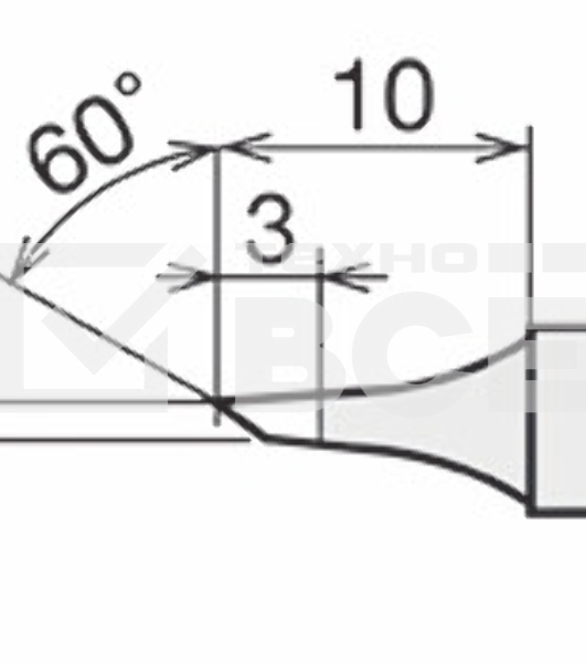 Жало для паяльника Goot RX-80HRT-1C
