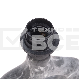 Светильник декоративный настольный Форте, основание кольцо под черный мрамор, белый абажур, цоколь Е27, 60Вт