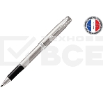 Ручка роллер Parker Sonnet Core T526 (CW1931511) Stainless Steel CT M черн. черн. подар.кор., фото3